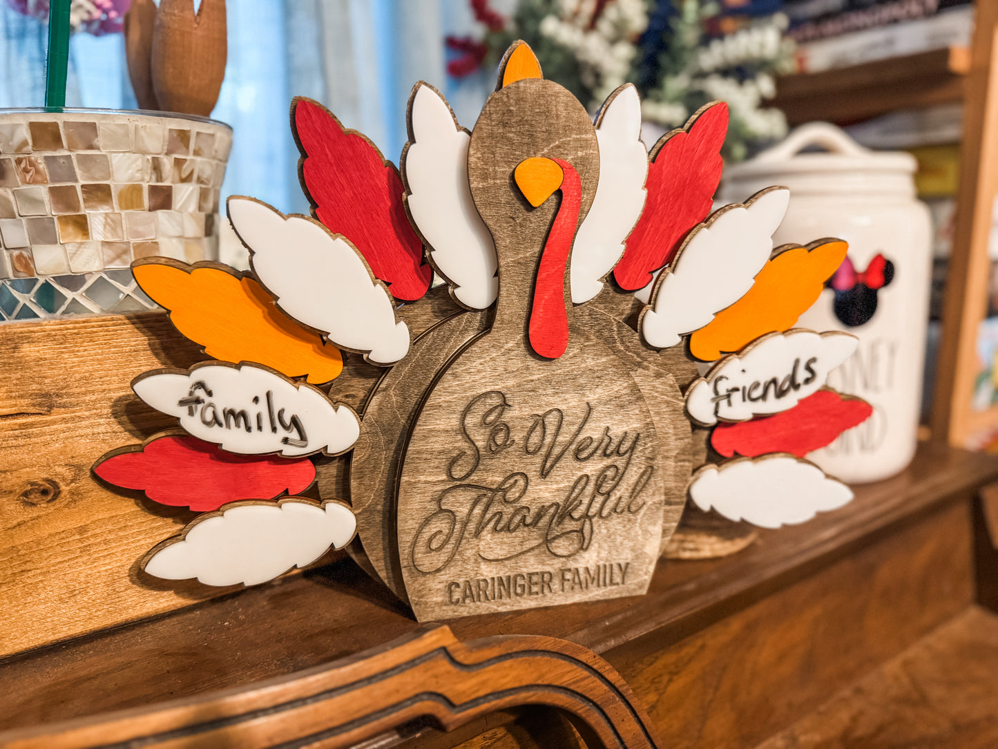 Thankful Turkey Family Tradition Board – Interactive Thanksgiving Decor 2025