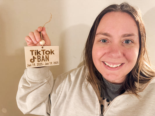 Tik tok ornament