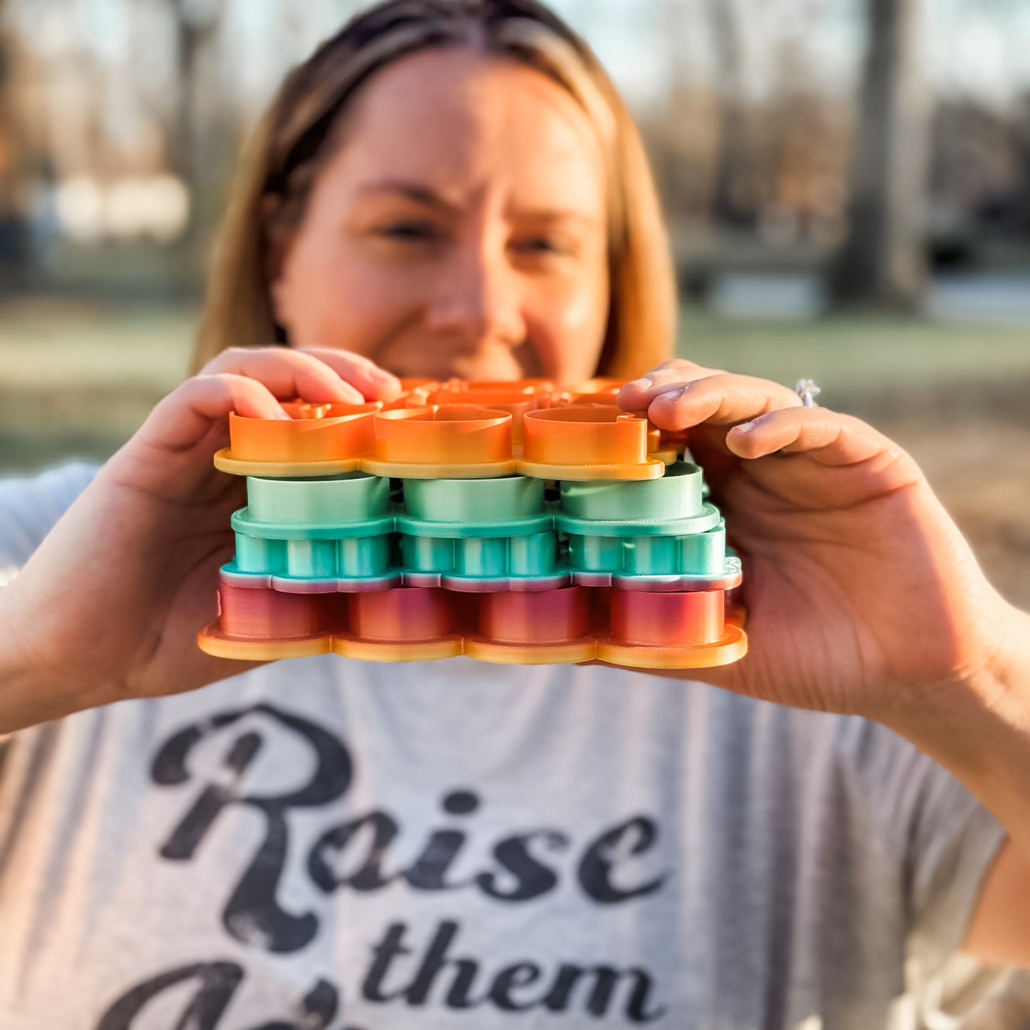 Valentine's Day Cookie Cutter Grid Multiple Shapes
