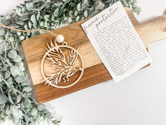 Fierce Protector Eagle Ornament | Christmas 2025 Wooden Keepsake