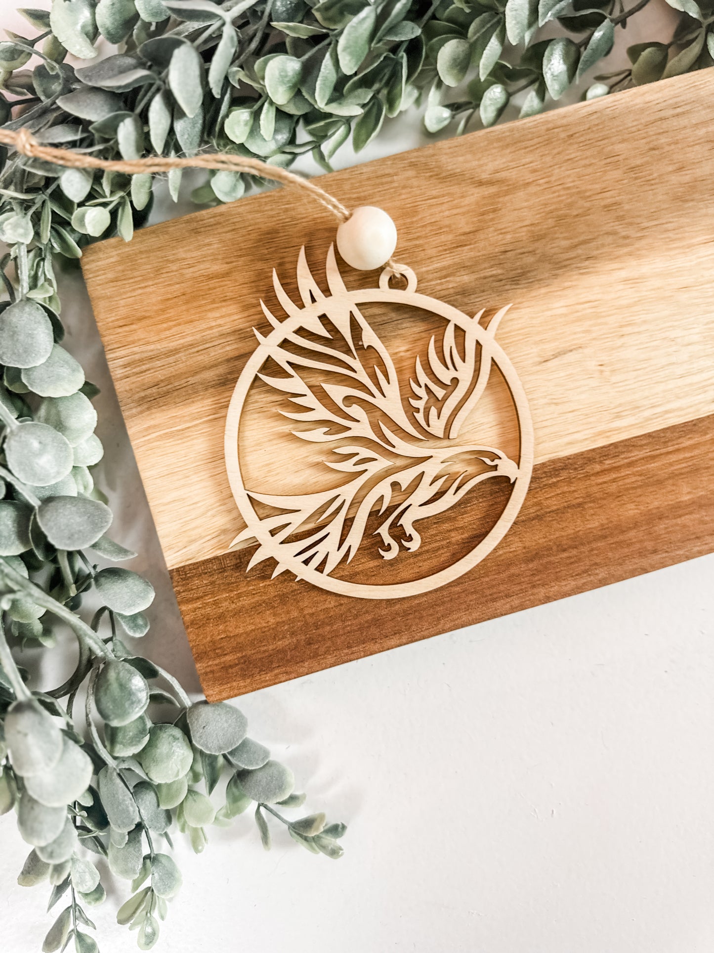 Fierce Protector Eagle Ornament | Christmas 2025 Wooden Keepsake