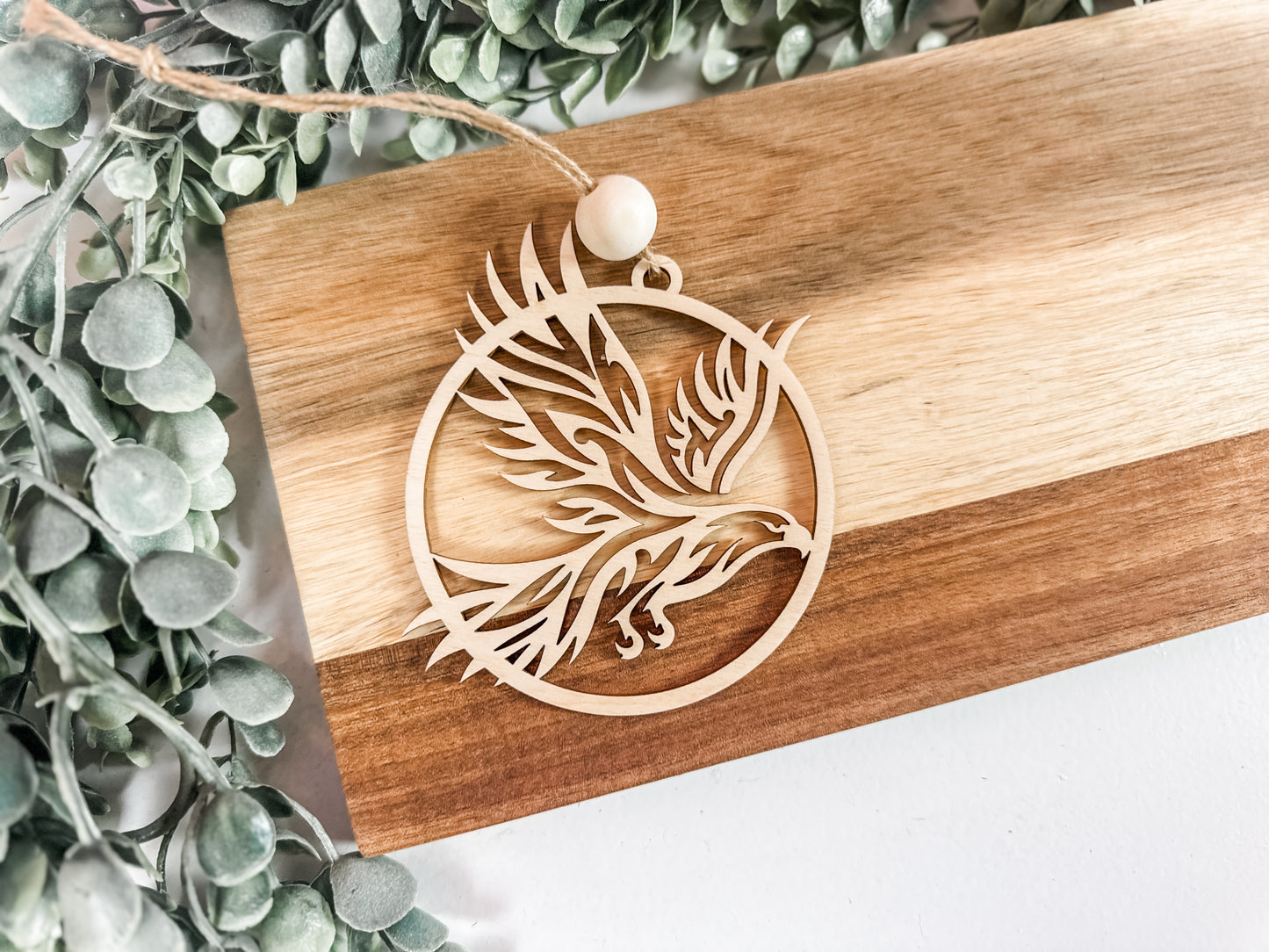 Fierce Protector Eagle Ornament | Christmas 2025 Wooden Keepsake