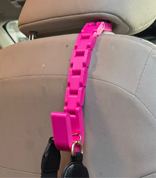 3D-Printed Car Headrest Hook – Bag & Purse Holder