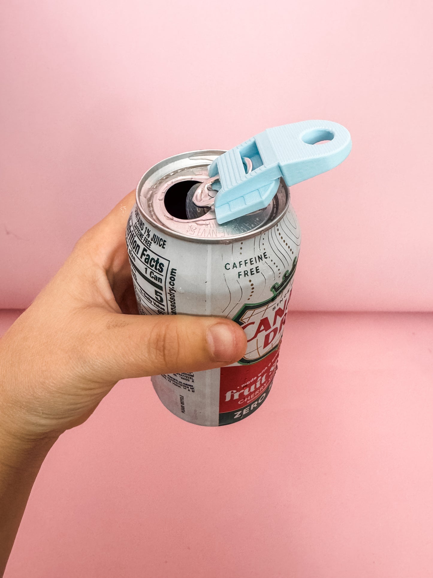 Soda can opener and drink cover