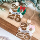 2025 Wreath Name Ornament – Classic or Pastel