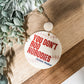Jordan Walker “You Don’t Boo Nobodies” Baseball Ornament