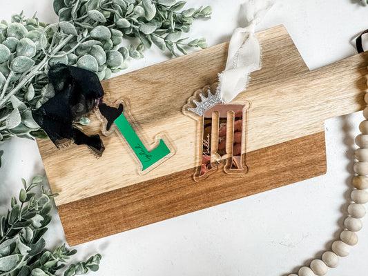 Wicked Initial Ornaments – Personalized Acrylic Letter Ornament