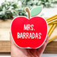 Personalized Apple Pencil Holder – Teacher Name Desk Decor