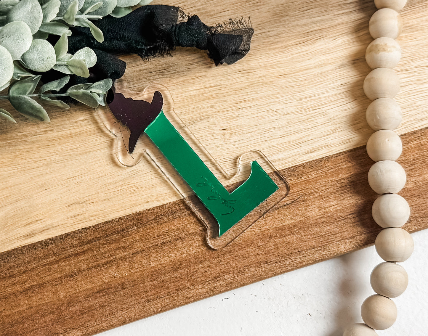 Wicked Initial Ornaments – Personalized Acrylic Letter Ornament