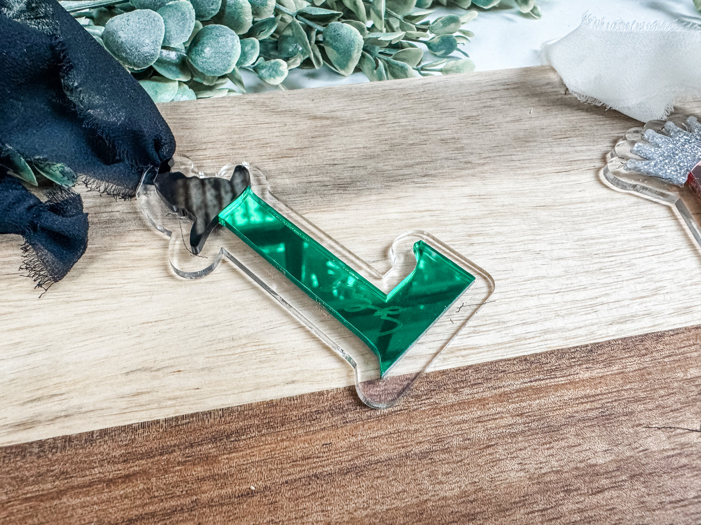 Wicked Initial Ornaments – Personalized Acrylic Letter Ornament