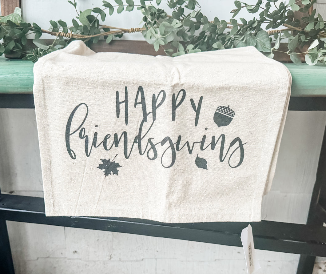 Happy Friendsgiving Table Runner