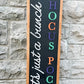 Hocus Pocus Halloween Leaner Sign – 12" Wide x 5' Tall