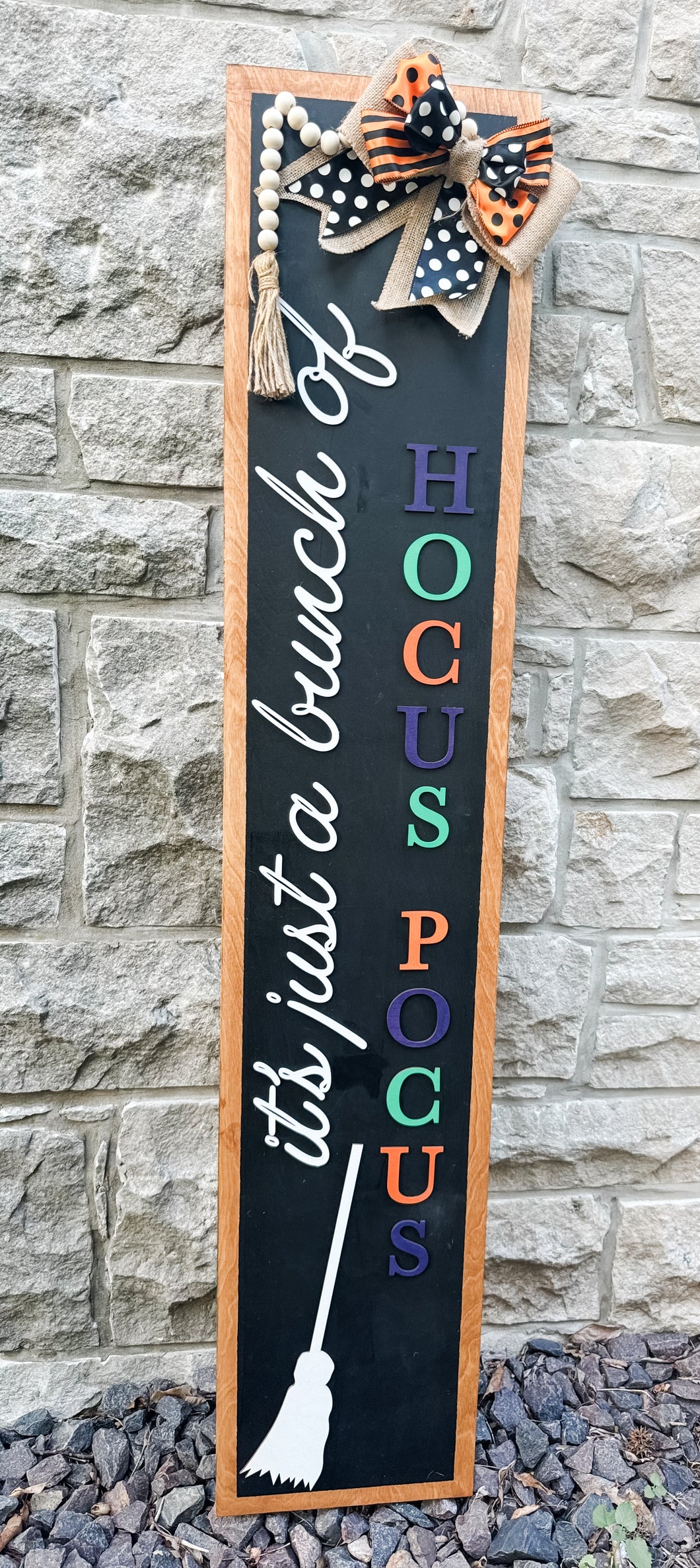 Hocus Pocus Halloween Leaner Sign – 12