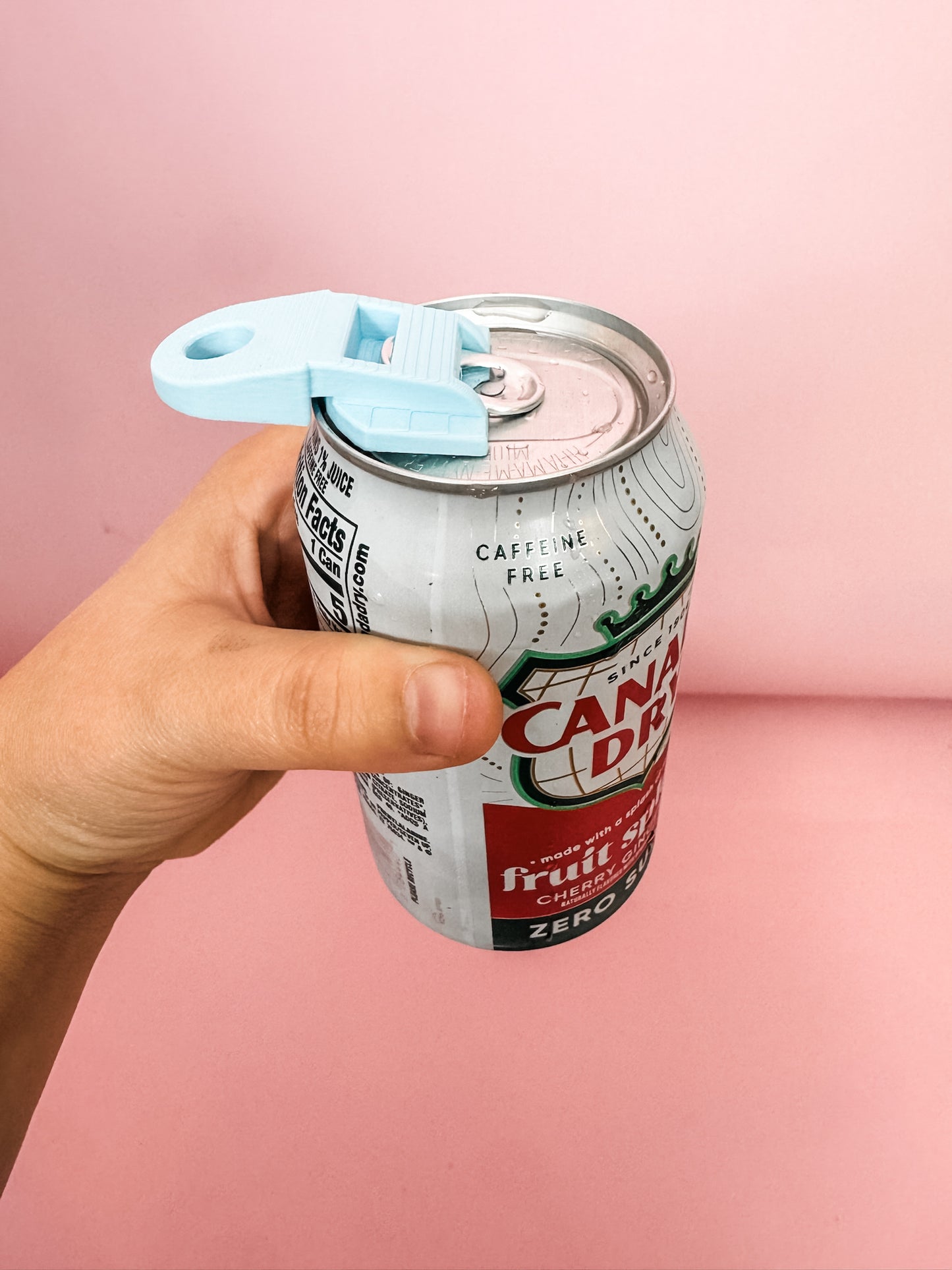 Soda can opener and drink cover