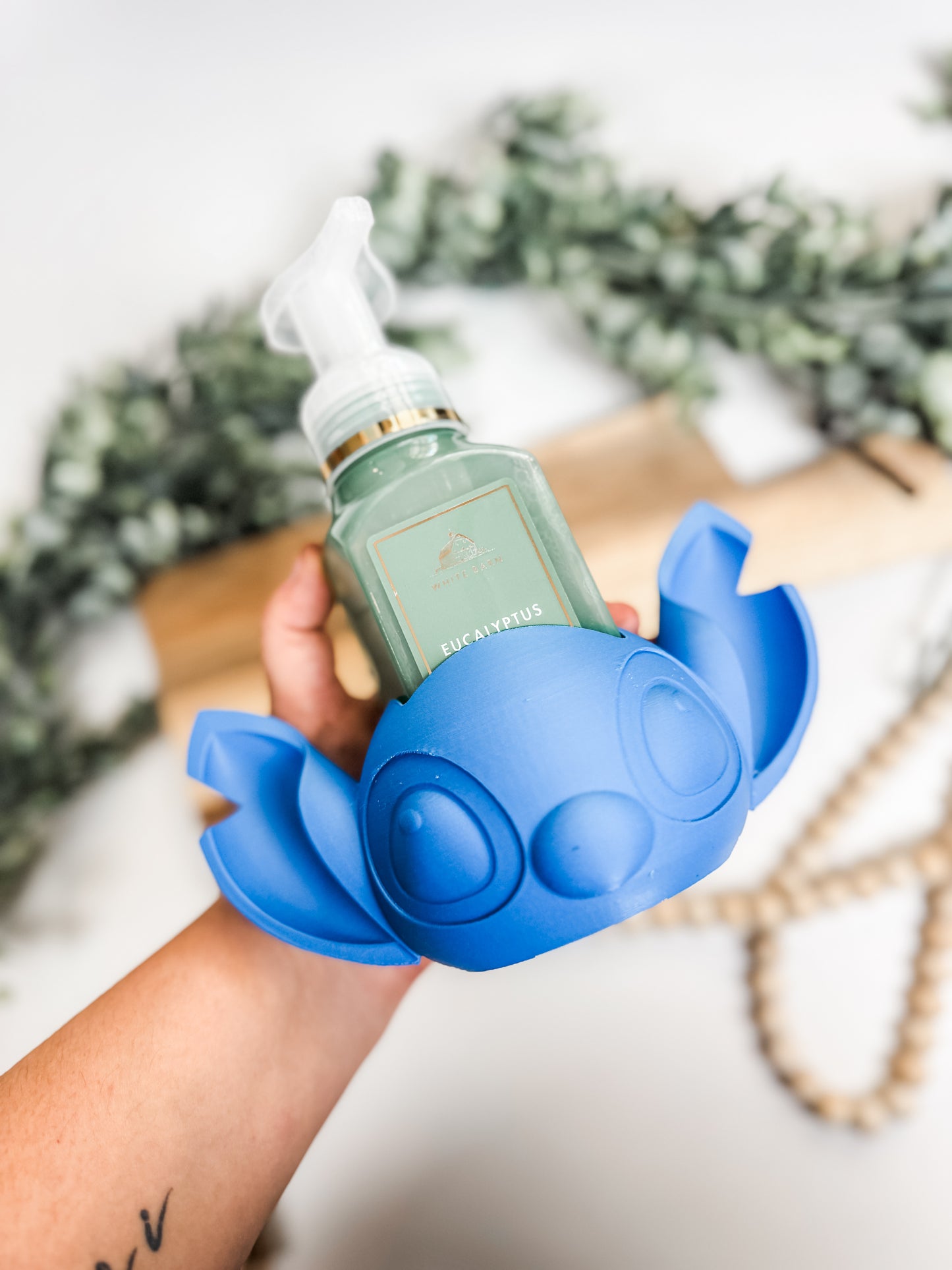 Stitch Inspired 3D Printed Soap Sleeve – Fits Bath & Body Works Foaming Hand Soaps