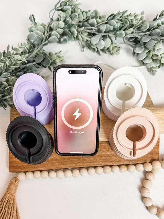 MagSafe Charger Stand + Charger | 3D Printed PLA Dock for iPhone