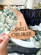 Load image into Gallery viewer, Halloween Tiered Tray Bundle – &quot;Amuck&quot;, &quot;Hocus Pocus&quot;, &quot;I Smell Children&quot; (3-Piece Set)
