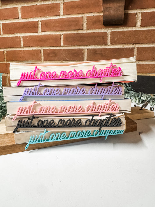 Just One More Chapter Bookmark