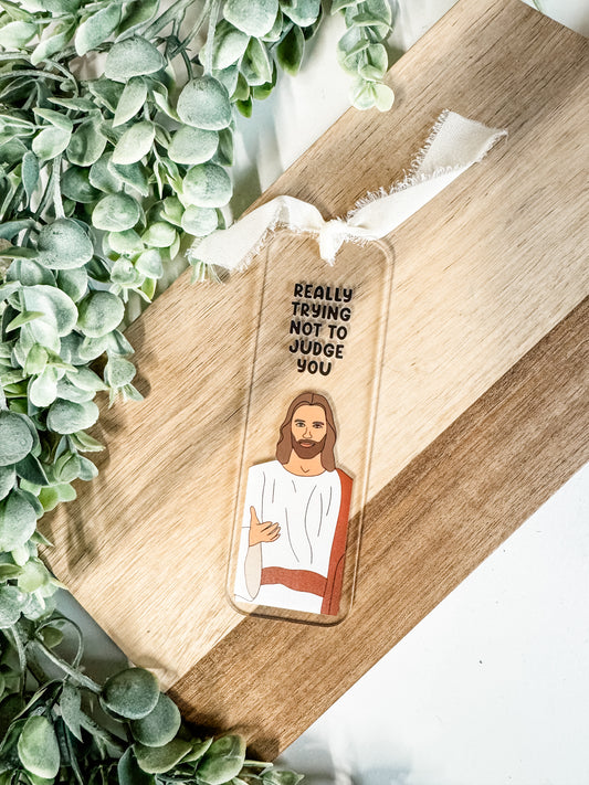 Really Trying Not to Judge You Bookmark