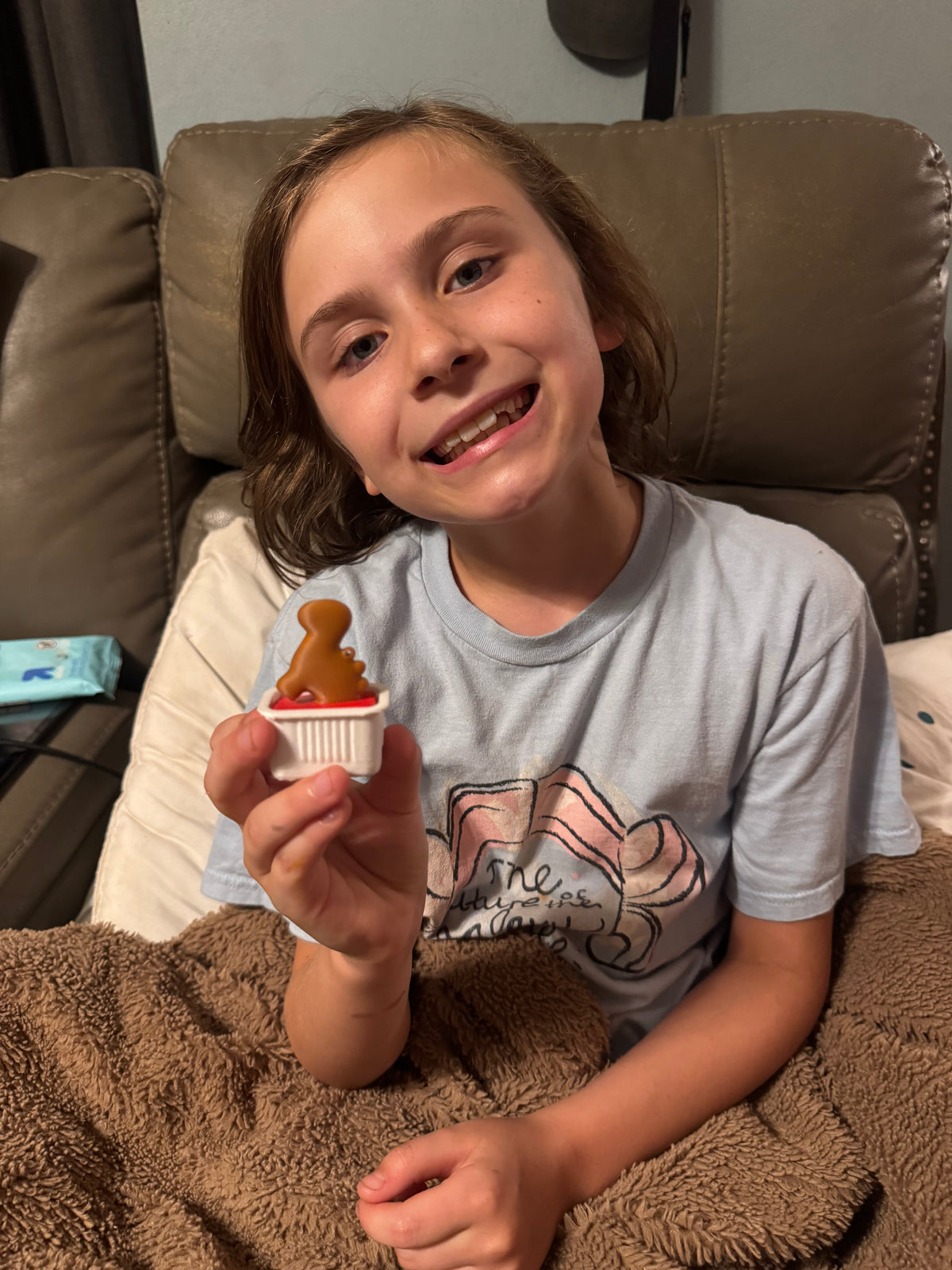 Nugget Clicker - 3D Printed Chicken Nugget & Ketchup Fidget Toy