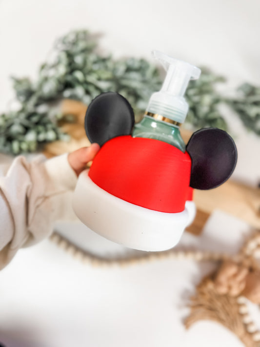 Santa Mouse Soap Holder – 3D Printed Holiday Soap Dispenser Cover