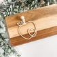 "The Educator's Orchard" Wooden Apple Ornament