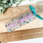 Spooky Book Babe Glitter Bookmark