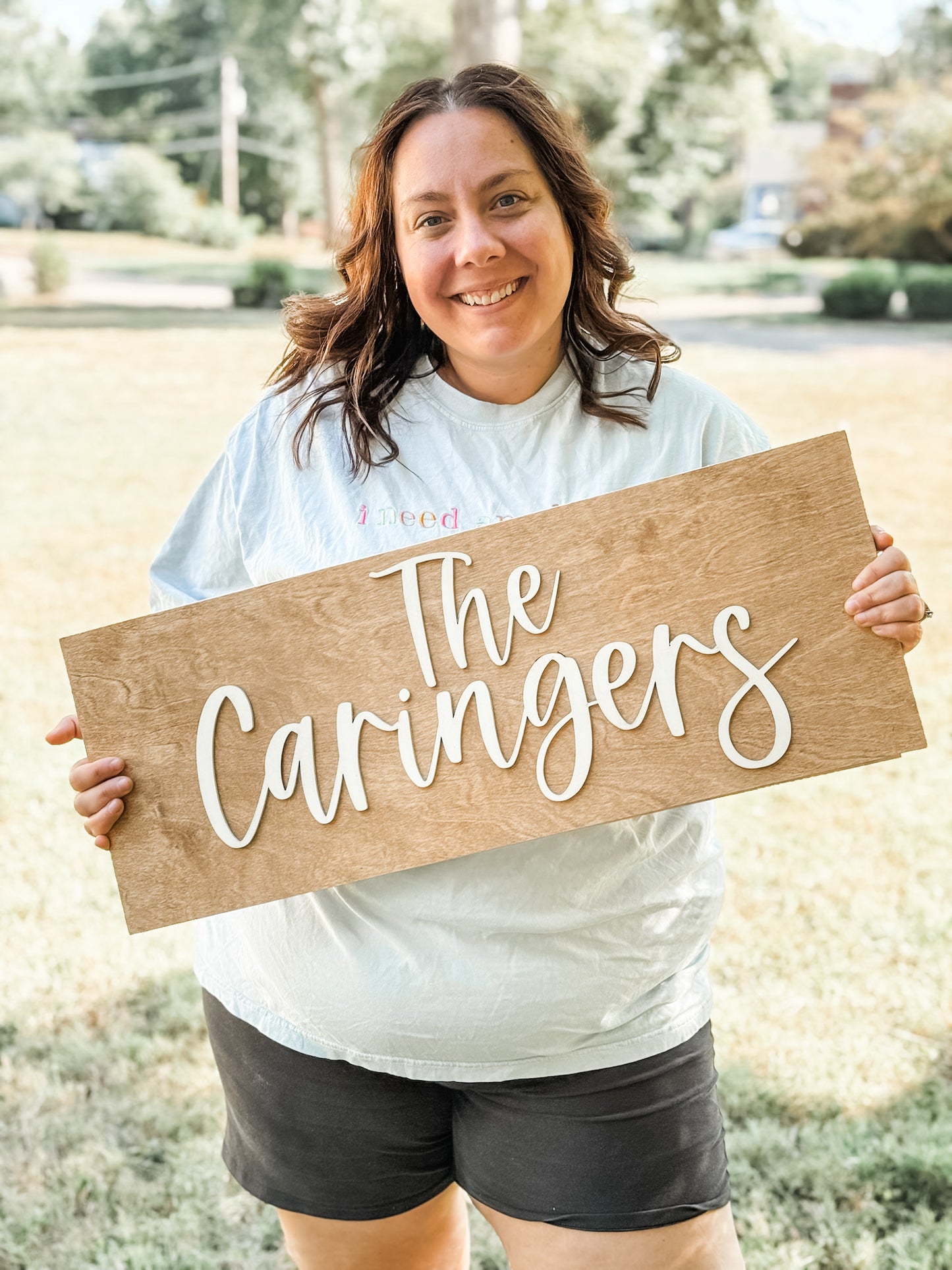 Personalized Foldable Wooden Christmas Tree Collar – Custom Family Name Holiday Decor