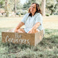 Personalized Foldable Wooden Christmas Tree Collar – Custom Family Name Holiday Decor