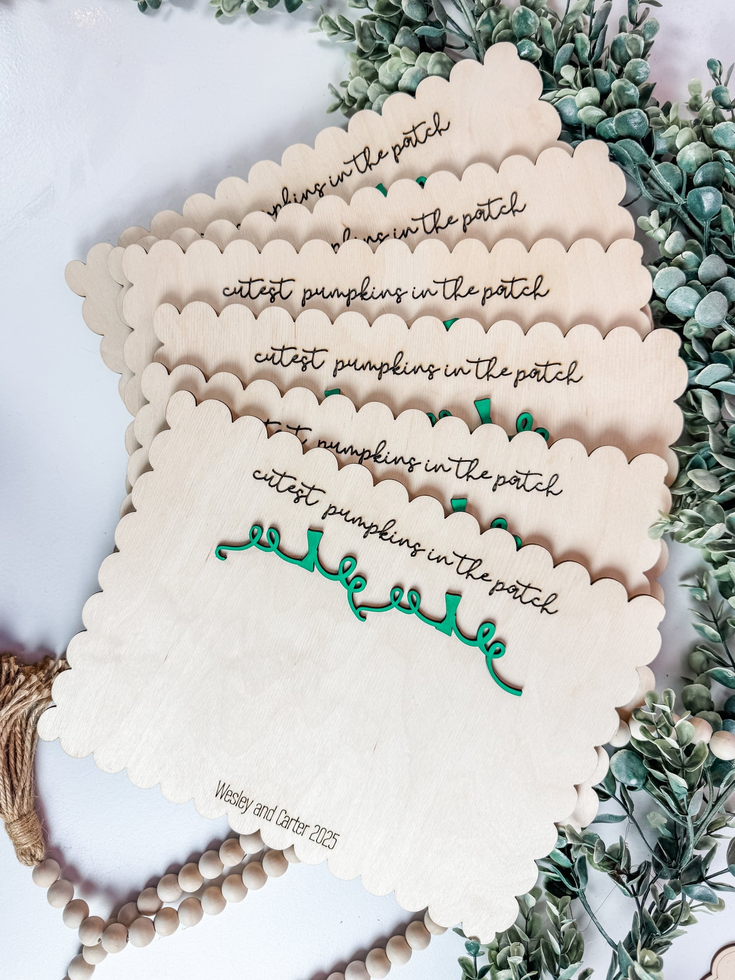 Cutest Pumpkins in the Patch Handprint Keepsake Sign