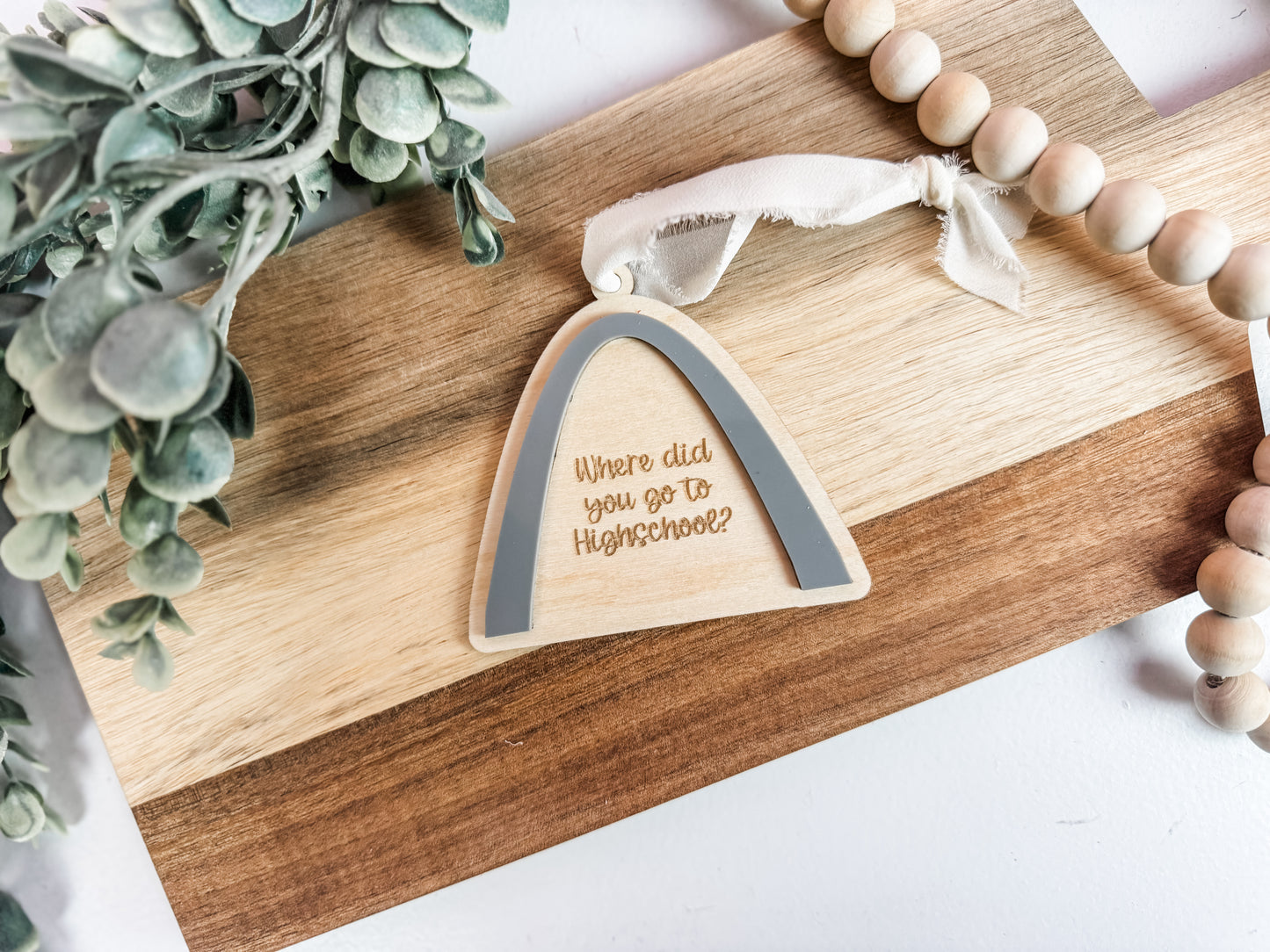 Where Did You Go to High School? STL Ornament