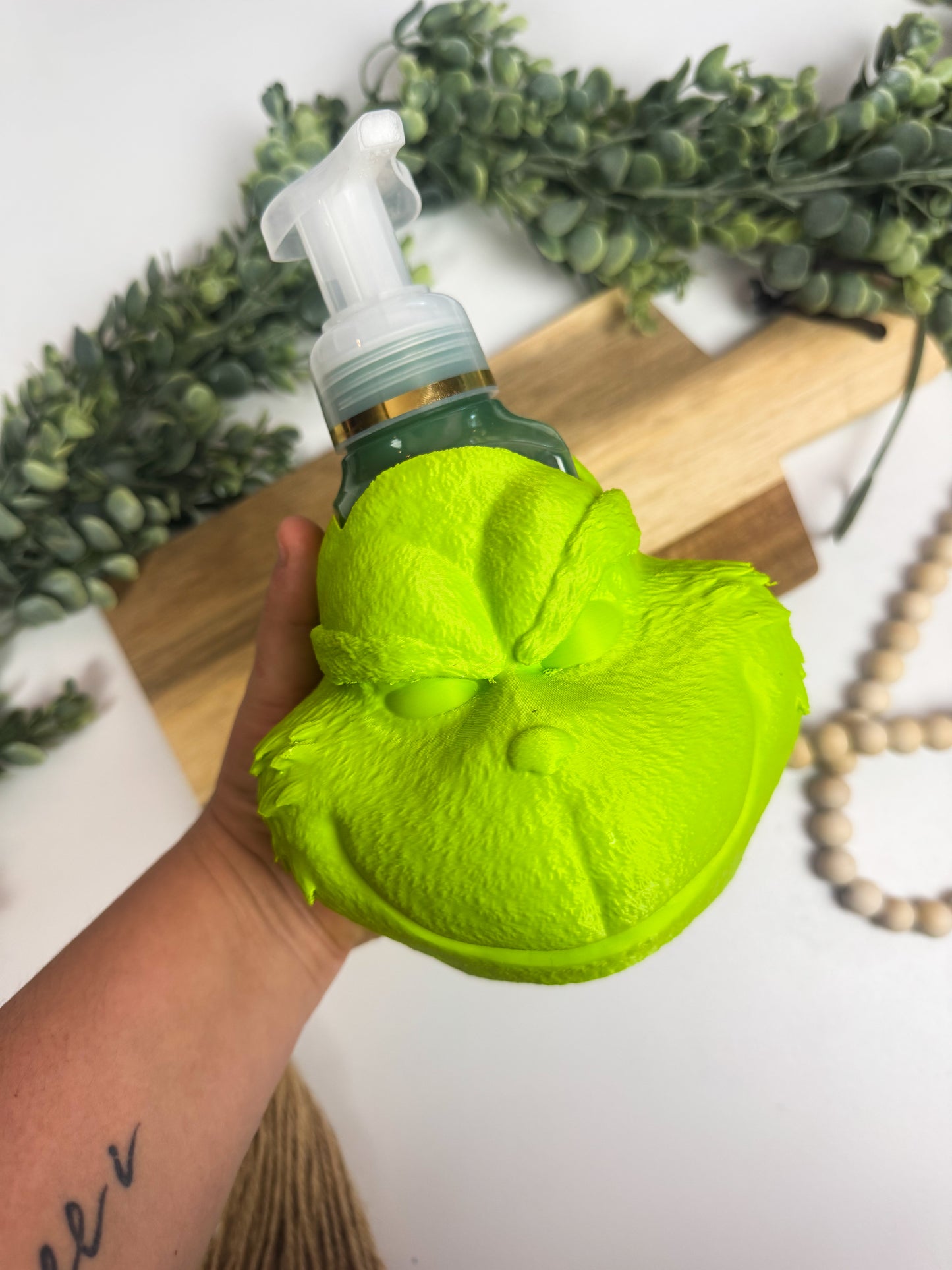 Green Guy Foaming Soap Holder – 3D Printed Holiday Bath & Body Works Sleeve
