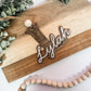 Personalized Initial + Name Tag