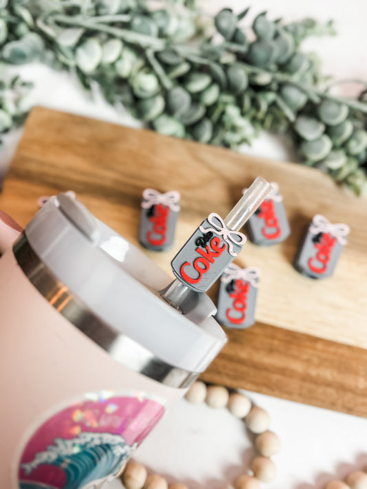 Mini Soda Can Straw Charm (Fits Stanley + Tumbler Straws)