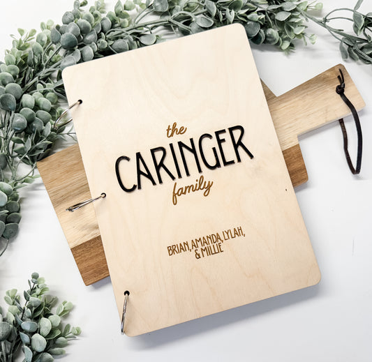 Personalized Wooden Photo Album – Family Keepsake