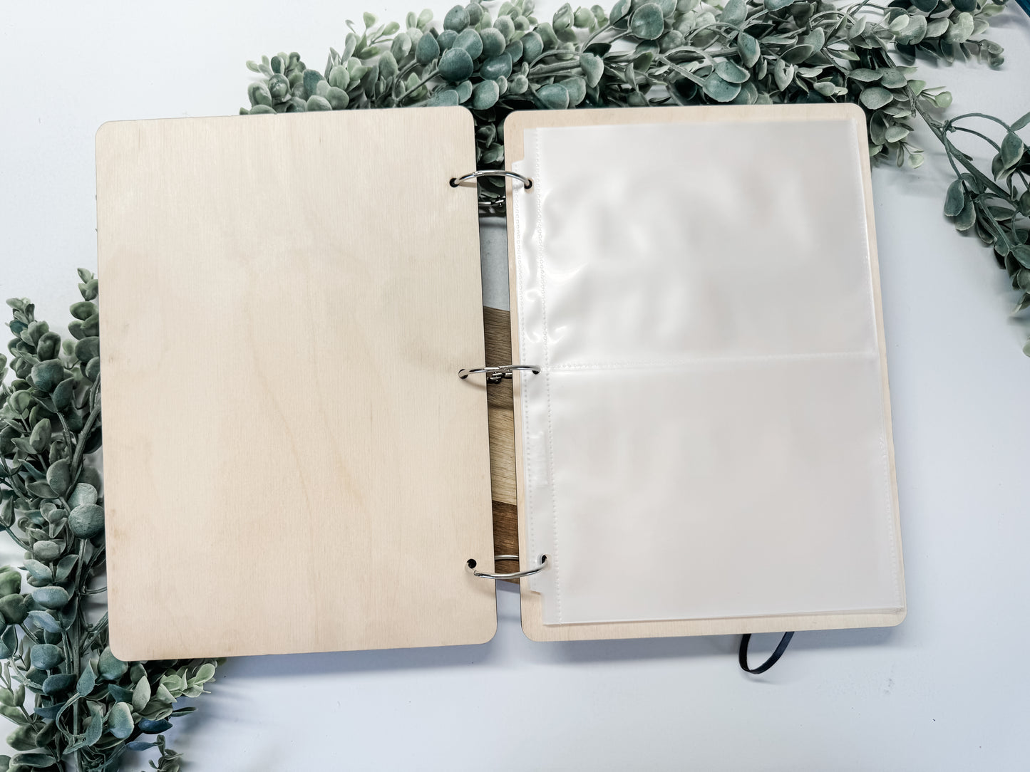 Personalized Wooden Photo Album – Family Keepsake