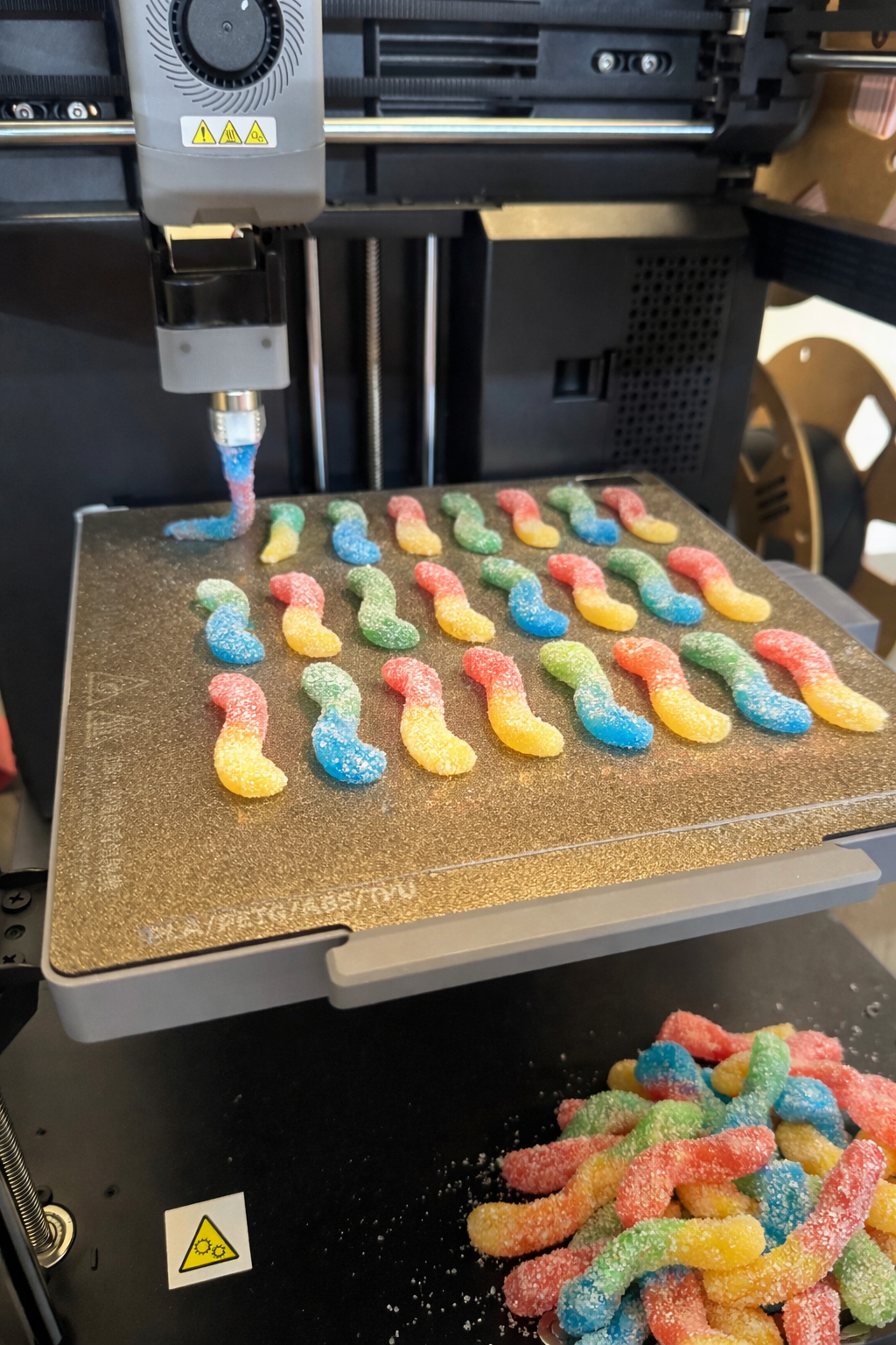 🚨 APRIL FOOLS 🚨 3D Printed Sour Gummy Worms (NOT REAL… sadly)