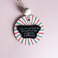 Sponsored by Caffeine & Therapy Ornament | Funny Mental Health Christmas Decor