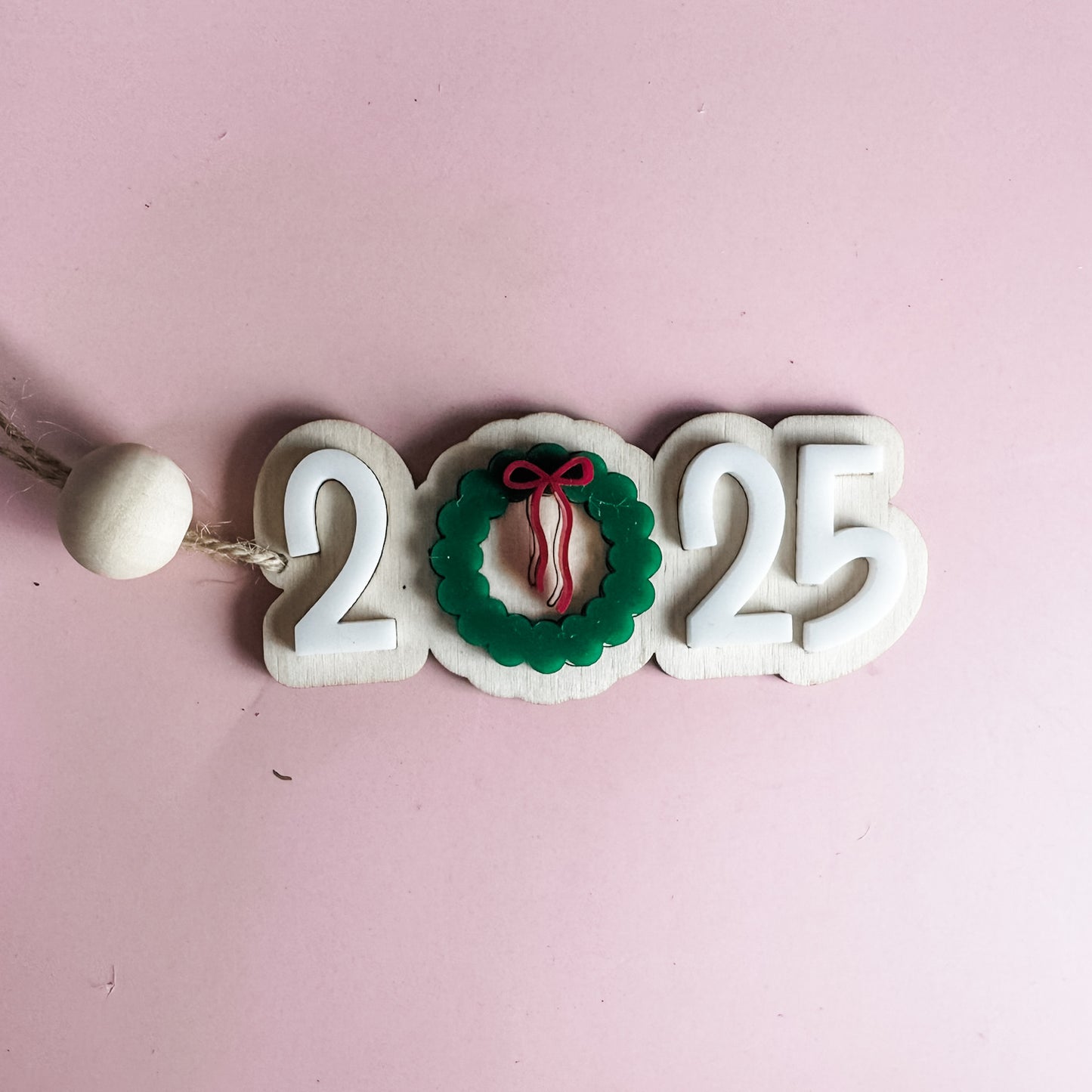 2025 Wreath Ornament | Classic Christmas Year Keepsake