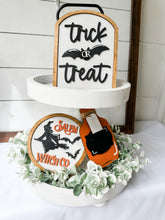 Load image into Gallery viewer, Halloween Tiered Tray Decor Bundle - Rustic Farmhouse Style
