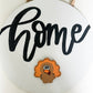 Hand-Painted Turkey Interchangeable Piece