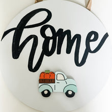 Load image into Gallery viewer, Hand-Painted Truck with Pumpkins Interchangeable Piece
