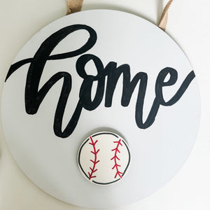 Hand-Painted Baseball Interchangeable Piece