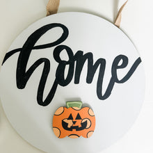 Load image into Gallery viewer, Hand-Painted Jack-O&#39;-Lantern Interchangeable Piece
