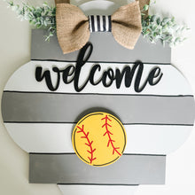 Load image into Gallery viewer, Hand-Painted Softball Interchangeable Piece
