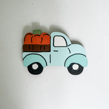 Load image into Gallery viewer, Hand-Painted Truck with Pumpkins Interchangeable Piece
