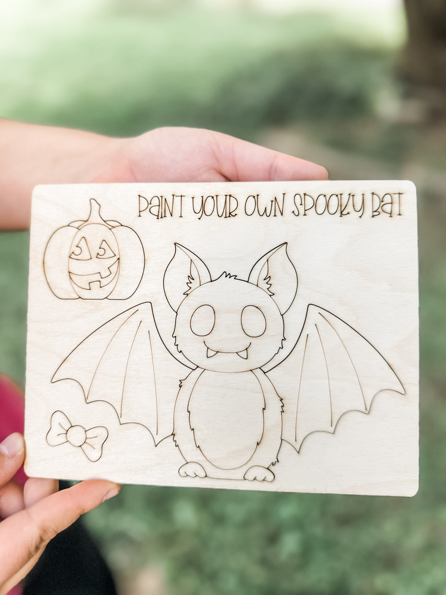 Kid Fall/Halloween Pop out Paint kits
