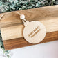 Christmas 2025 Ornament – Round “Silent Night? Yeah Right!” Wooden Ornament