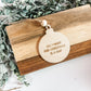 Christmas 2025 Ornament – Round “All I Want for Christmas is a Nap” Wooden Ornament