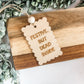 Christmas 2025 Ornament – Funny “Festive, But Dead Inside” Wooden Ornament